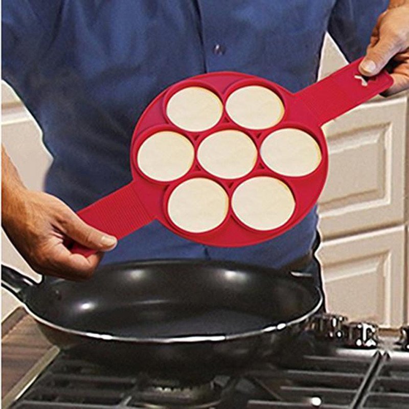 Silicone Non-Stick Pancake Mold Easy Flip