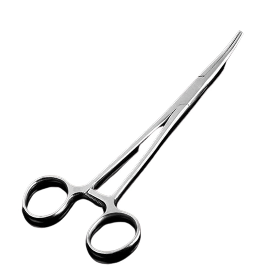 Stainless Steel Curved Fishing Forceps