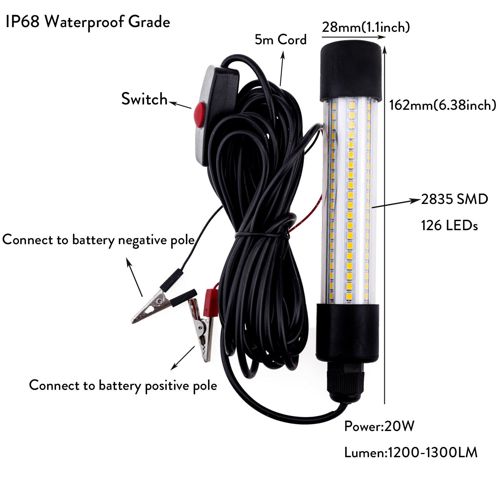 Submersible Lights for Fishing LED Lamp