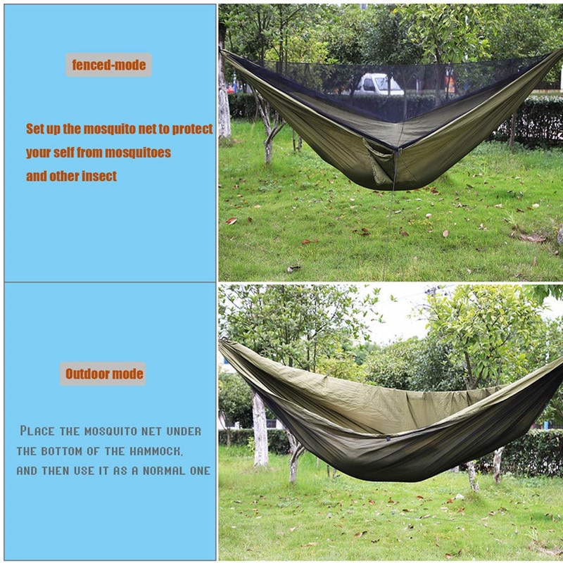 Travel Hammock with Mosquito Net Set