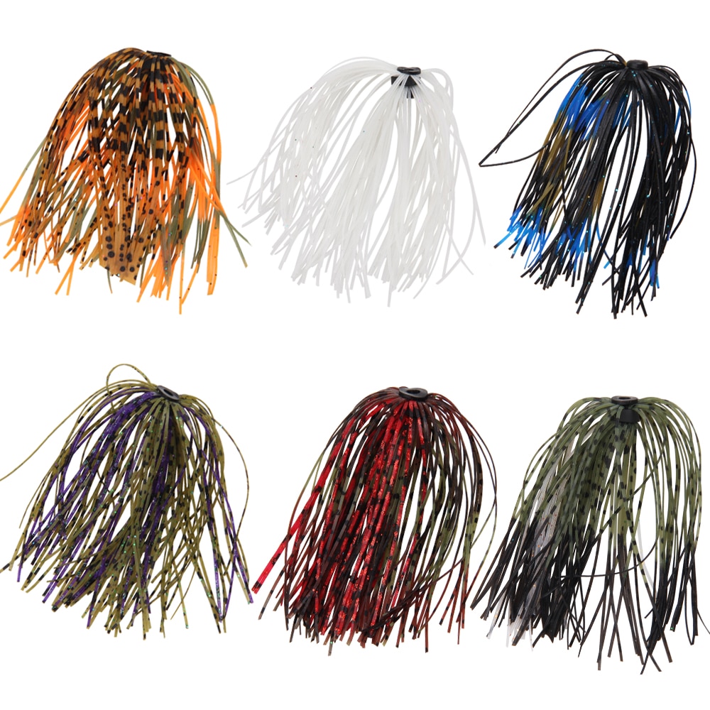 Silicone Jigs Fishing Skirts Set (6pcs)