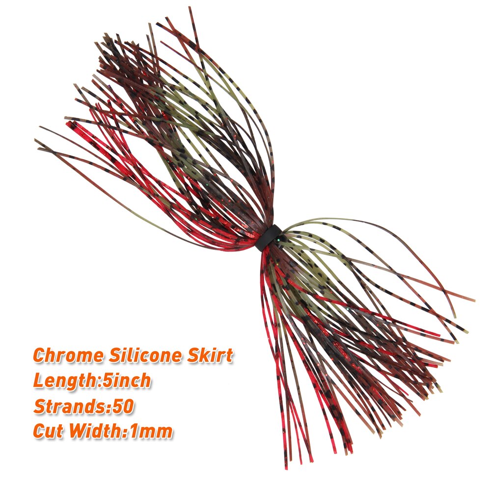 Silicone Jigs Fishing Skirts Set (6pcs)