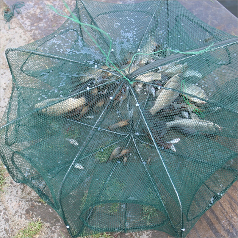 Fishing Net Trap 6-Hole Fish Catcher