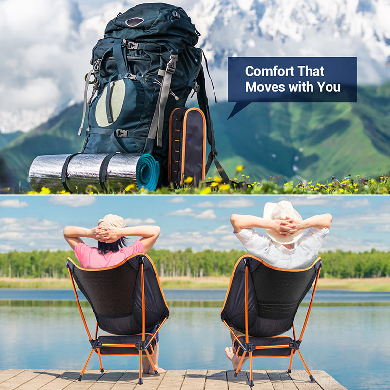 Compact Camping Chair Foldable Seat