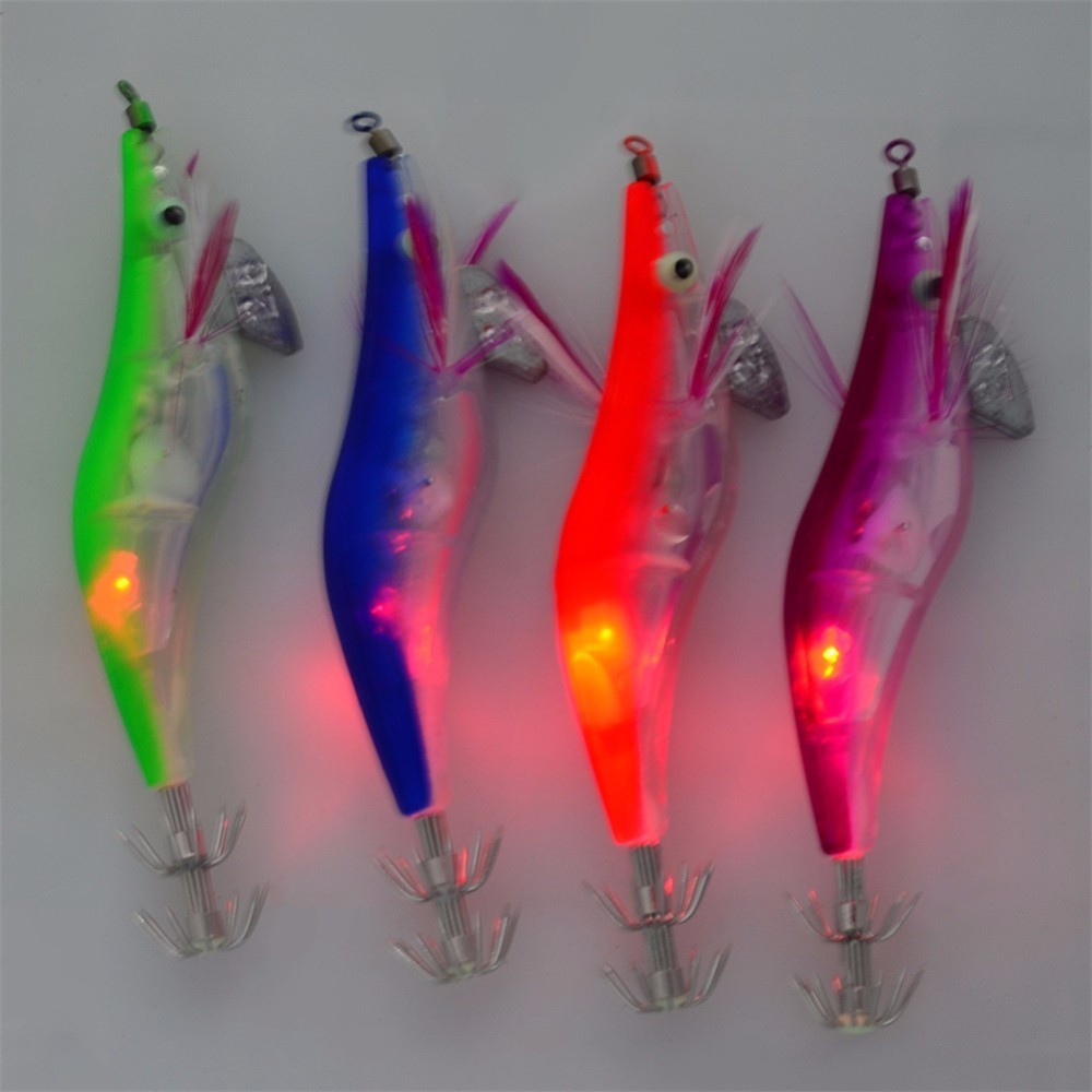 Squid Bait LED Fishing Lure 