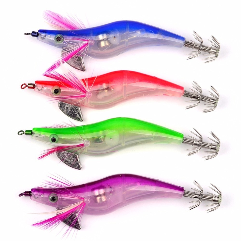 Squid Bait LED Fishing Lure 