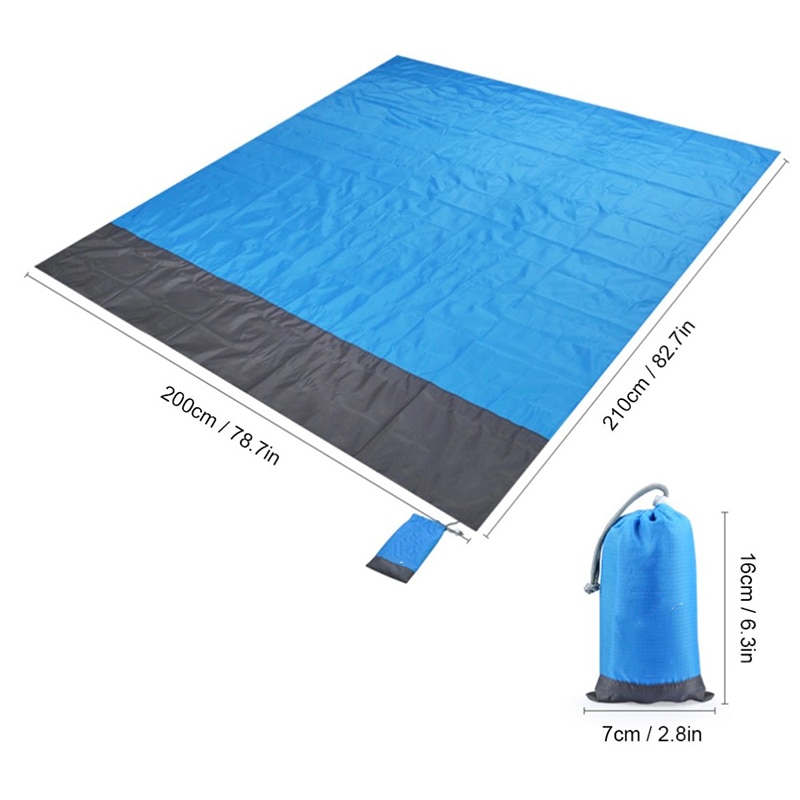 Sand-Free Beach Blanket Waterproof Mat