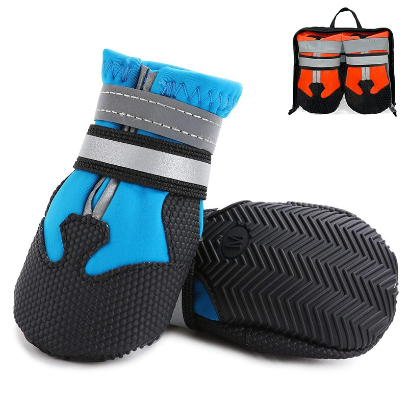 Waterproof Dog Boots Reflective Shoes