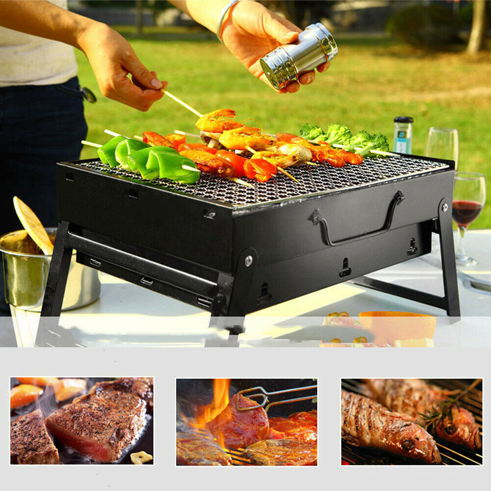 Tabletop Charcoal Grill Portable Design