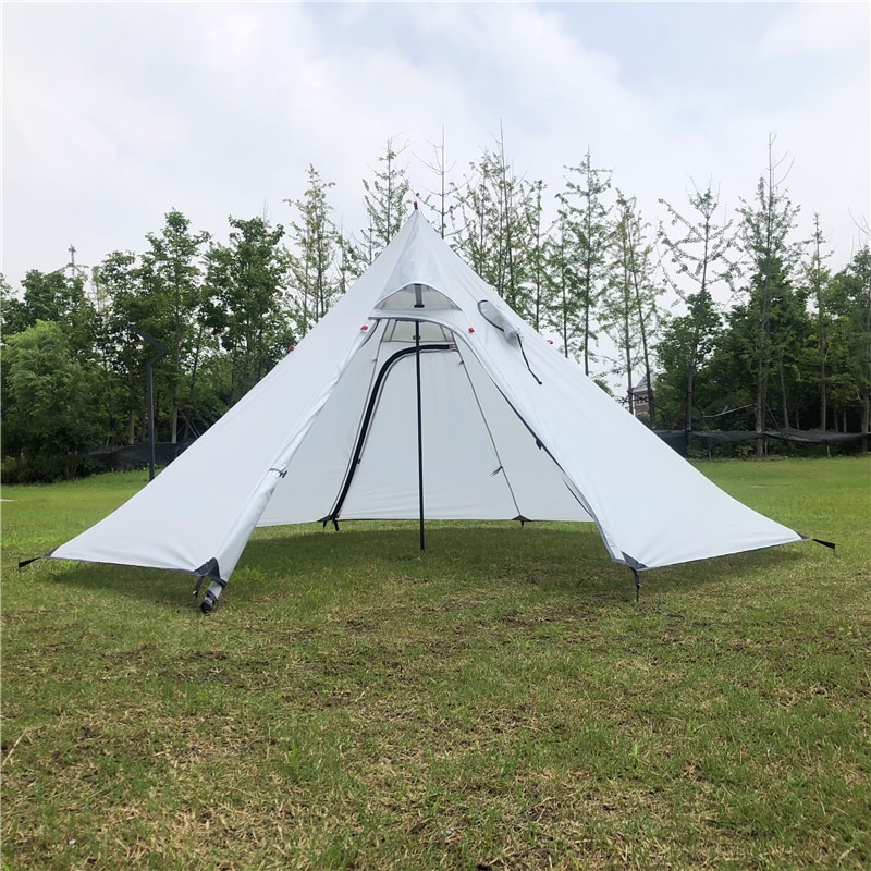 Outdoor Teepee 4-Person Camping Tent