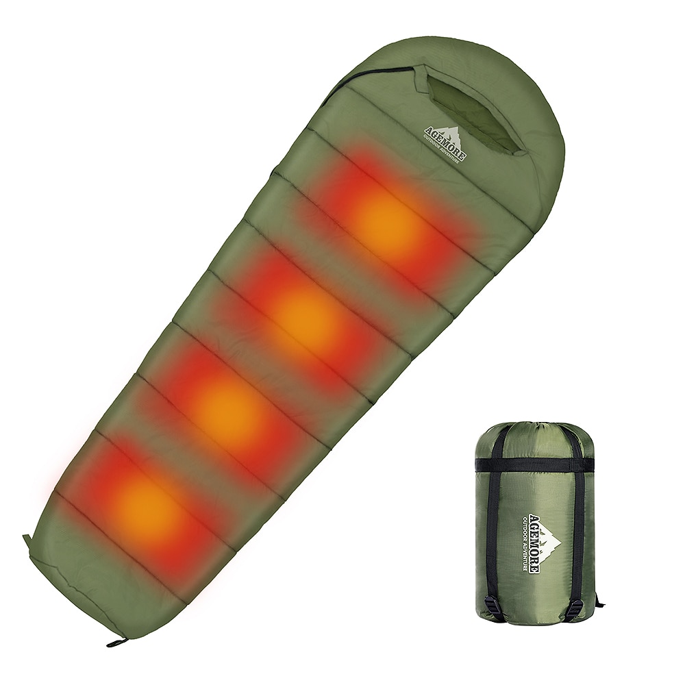 Heated Sleeping Bag Camping Gear