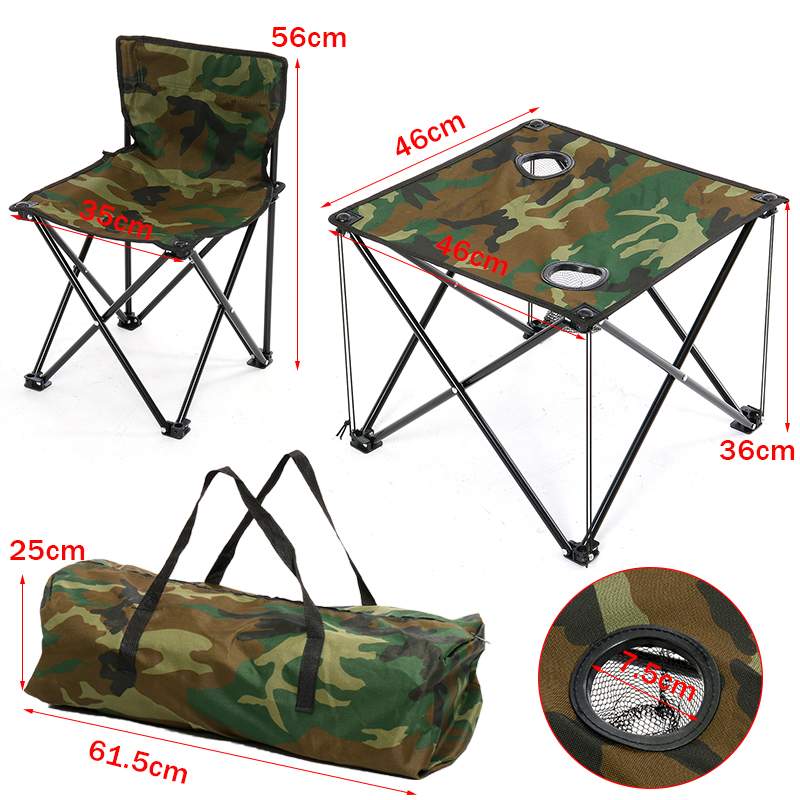 Camping Chairs and Table Set