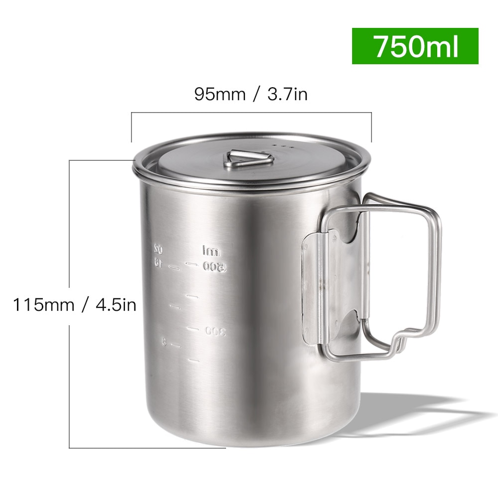 Camping Mug Stainless Steel Container