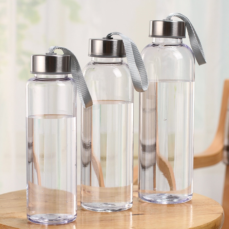 Transparent Water Bottle Leakproof Drinkware