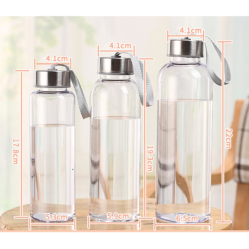 Transparent Water Bottle Leakproof Drinkware