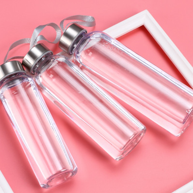 Transparent Water Bottle Leakproof Drinkware