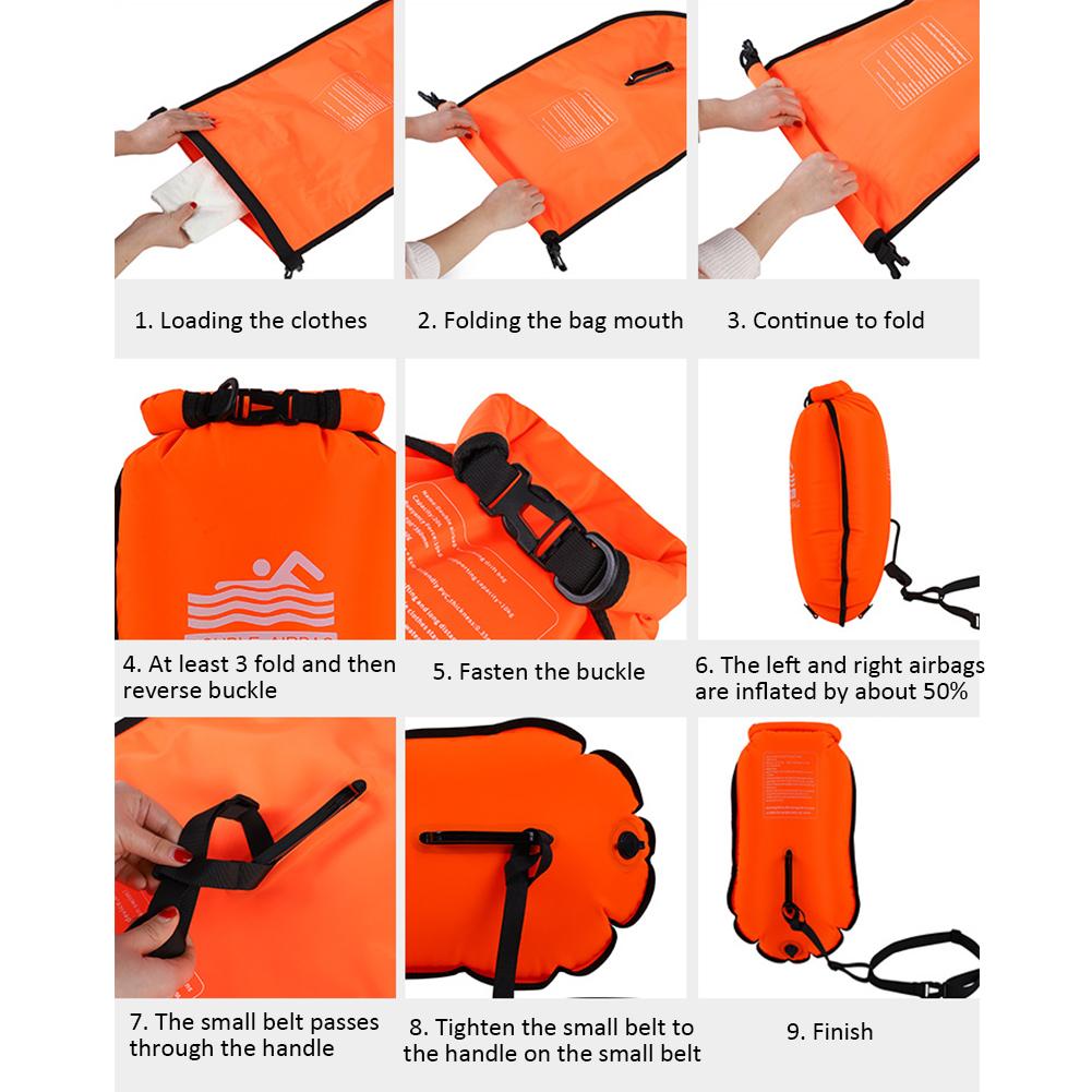 Swim Bag Inflatable Waterproof Bag