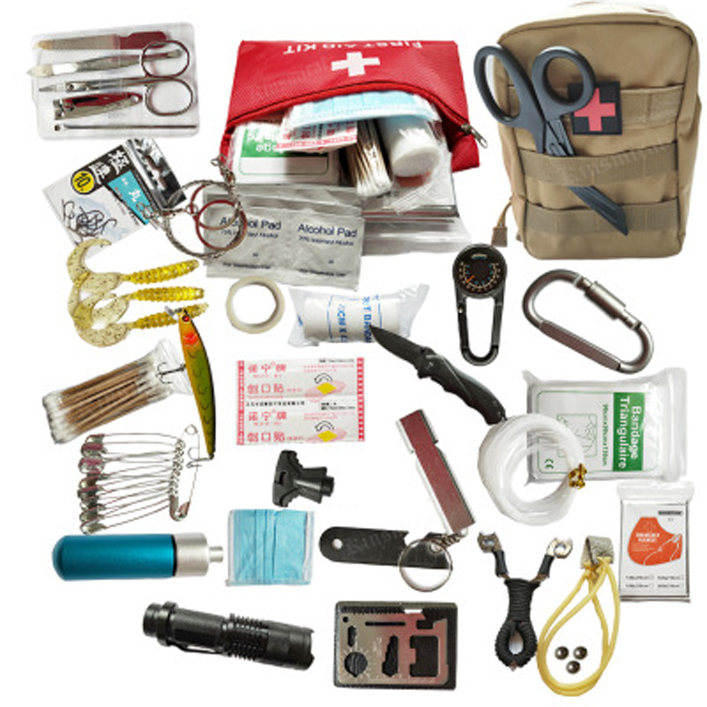 Survival Bag Emergency Kit (21 pieces)