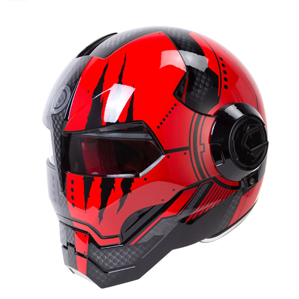 Personalized Iron Man Motorbike Helmet
