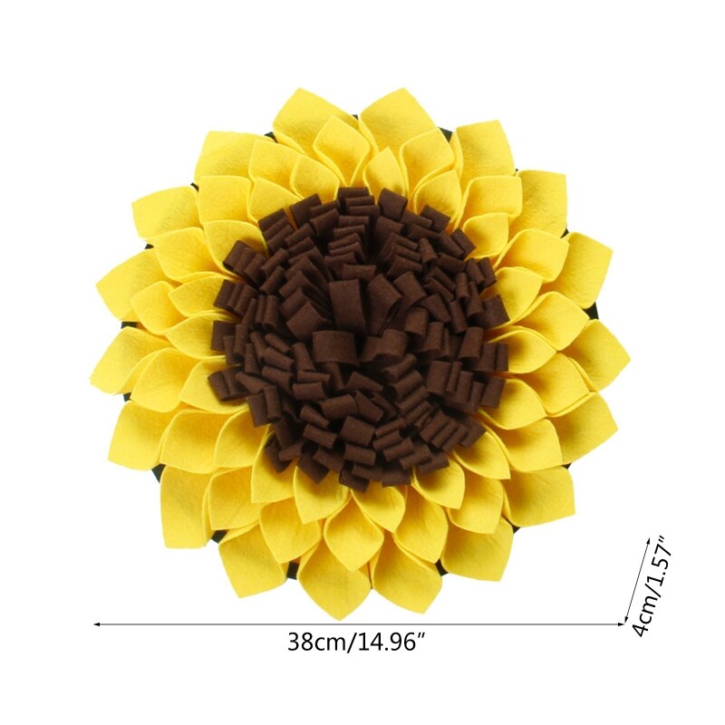 Snuffle Mat For Dogs Sunflower Design