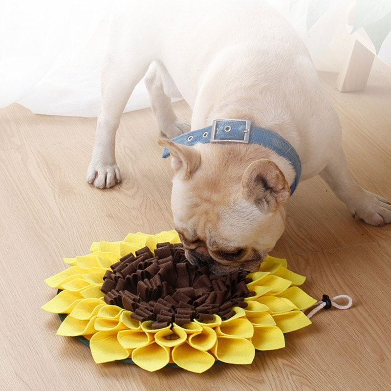 Snuffle Mat For Dogs Sunflower Design