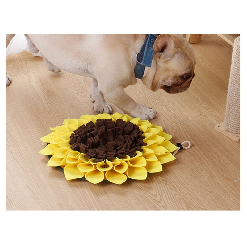 Snuffle Mat For Dogs Sunflower Design