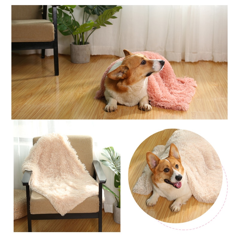 Fluffy Dog Blanket Soft Plush Covering