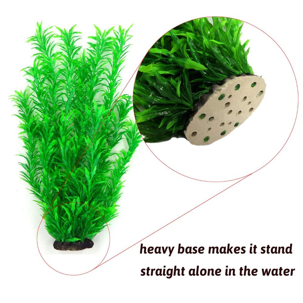 Plastic Fake Seaweeds with Bases (2 pcs)