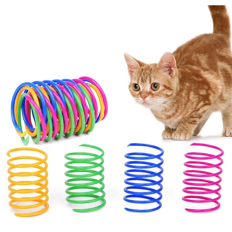 Cat Spring Toys Pet Interactive Coil (8 pcs)