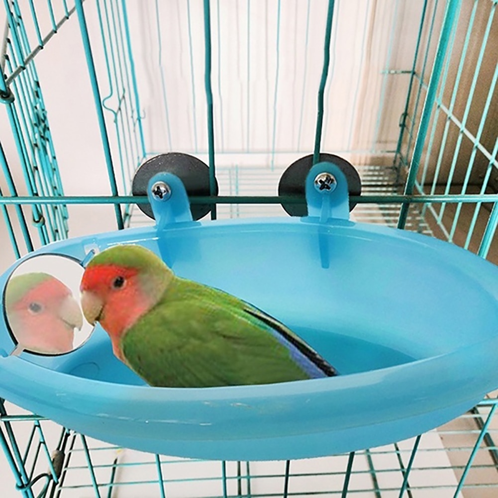 Birdcage Bath Mirror Shower Basin