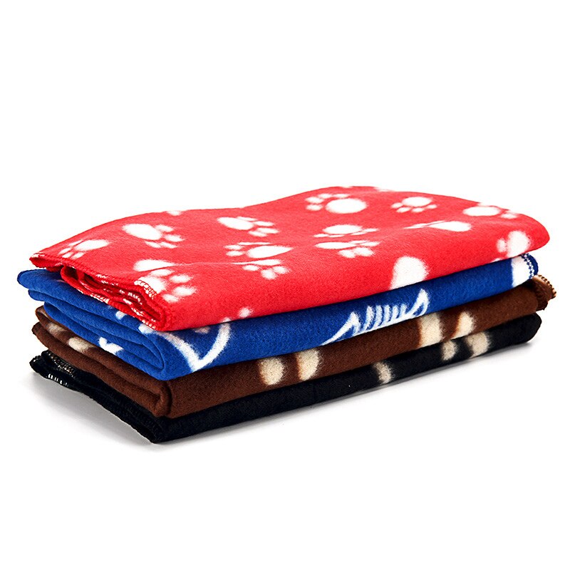 Fleece Pet Blanket Warm Sleeping Cove