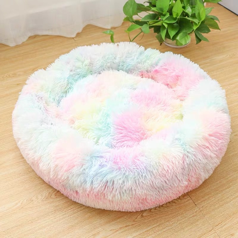 Pet Cushion Bed Round Plush Bed