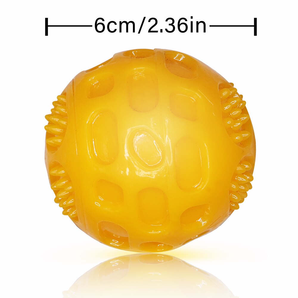 Dog Squeaky Ball Pet Tooth Cleaning Ball