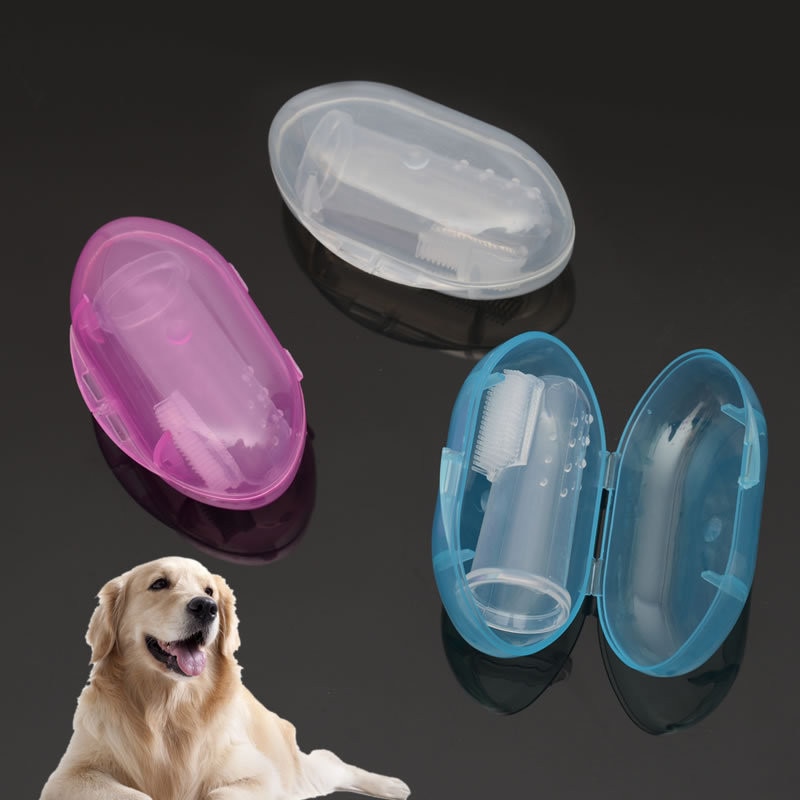 Dog Finger Toothbrush Pet Accessory