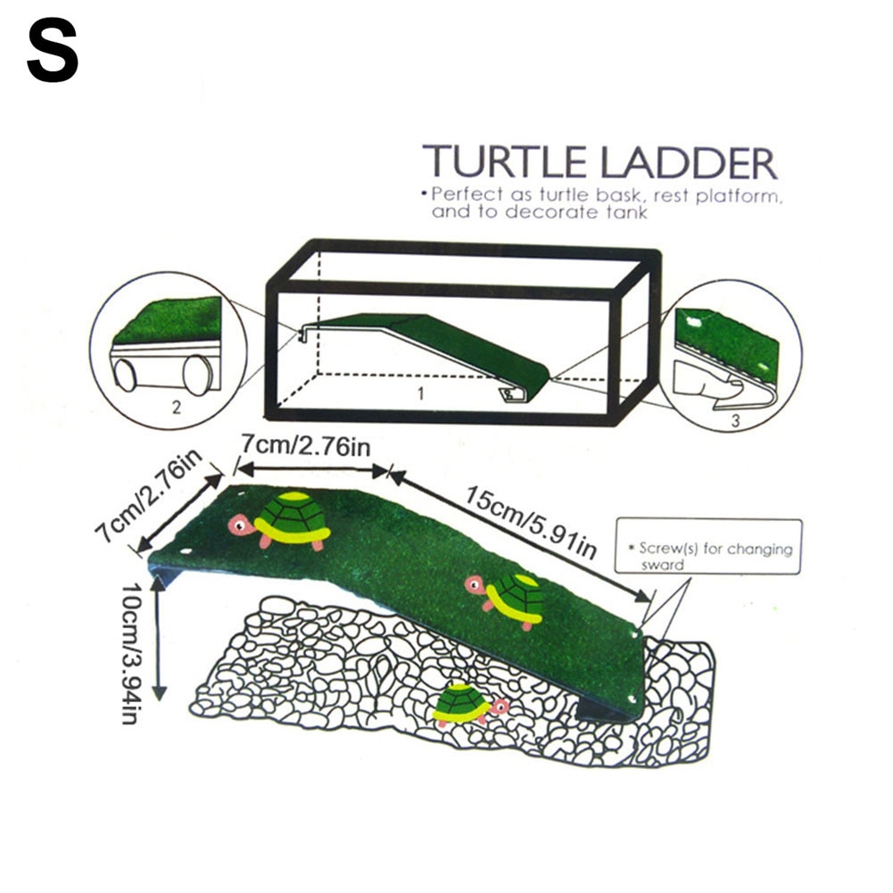 Turtle Platform Aquarium Decoration 