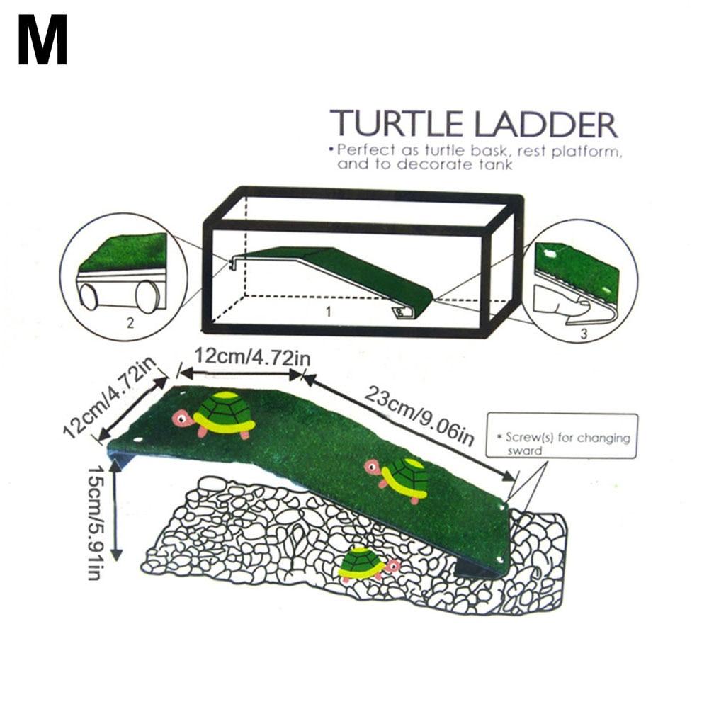 Turtle Platform Aquarium Decoration 