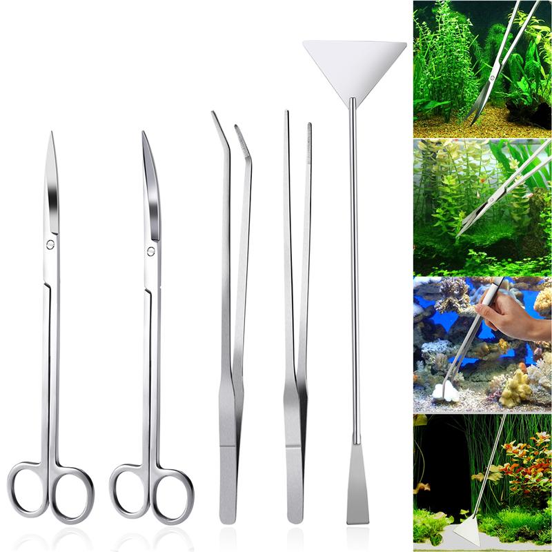 Aquascaping Tools Stainless Steel (5pcs)