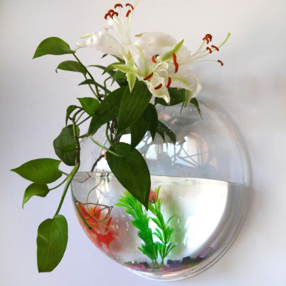 Wall Fish Bowl Acrylic Home Decor