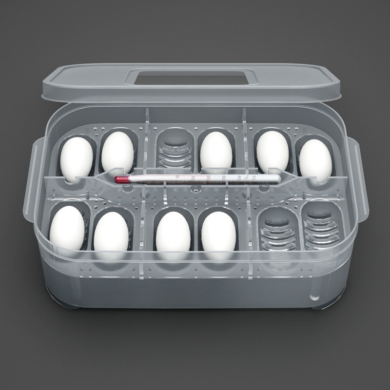 Reptile Egg Incubator 12-Slot Box