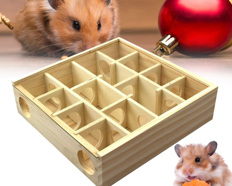 Hamster Maze Wooden Box