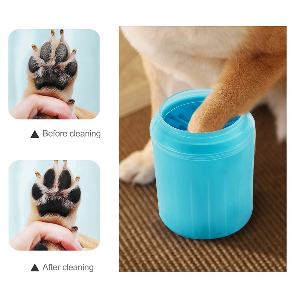 Dog Foot Washer Soft Silicone Bristles