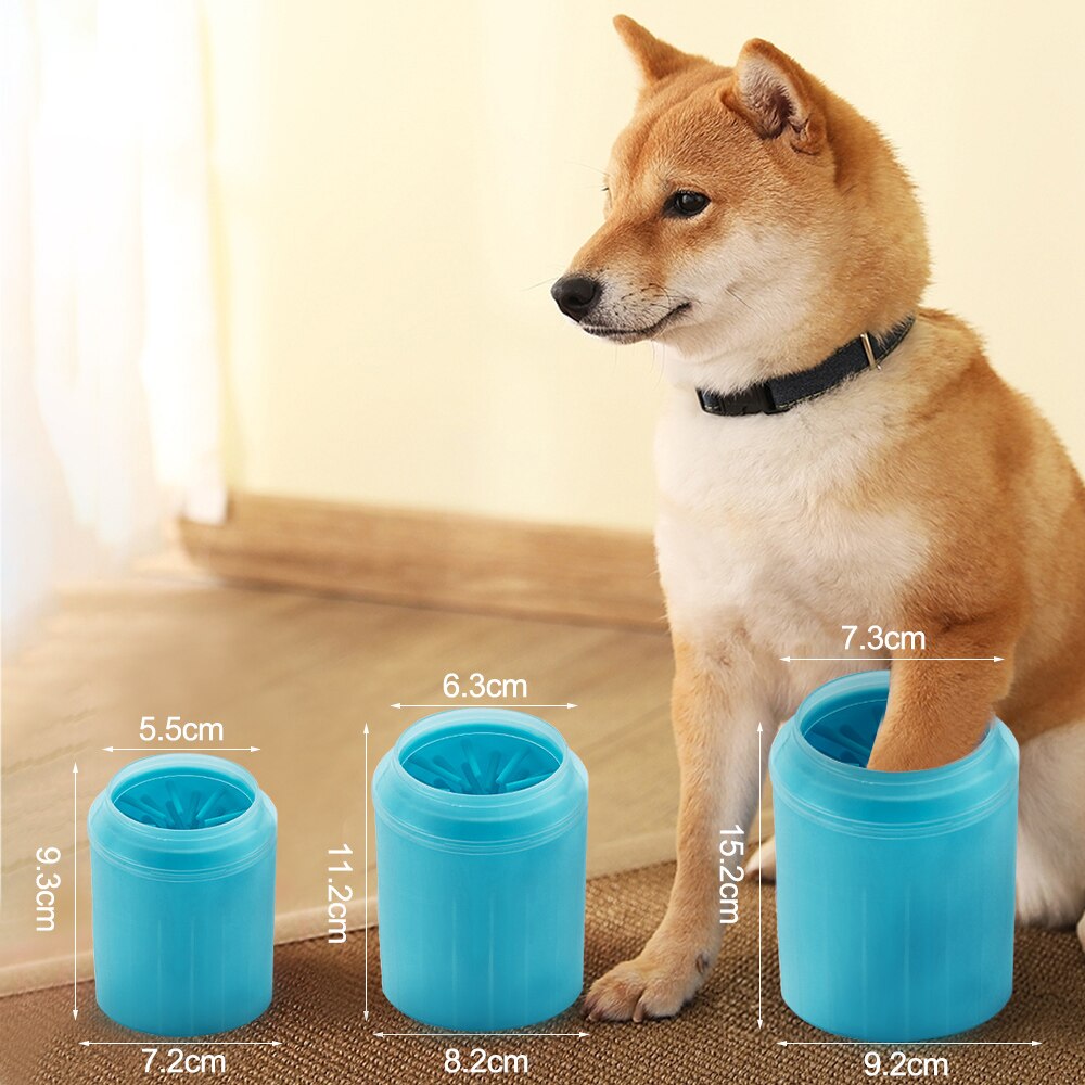 Dog Foot Washer Soft Silicone Bristles