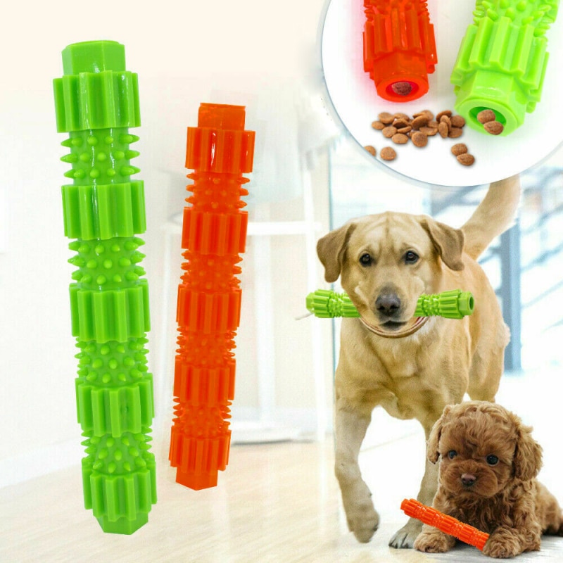 Dog Teeth Cleaning Toy Rubber Toothbrush