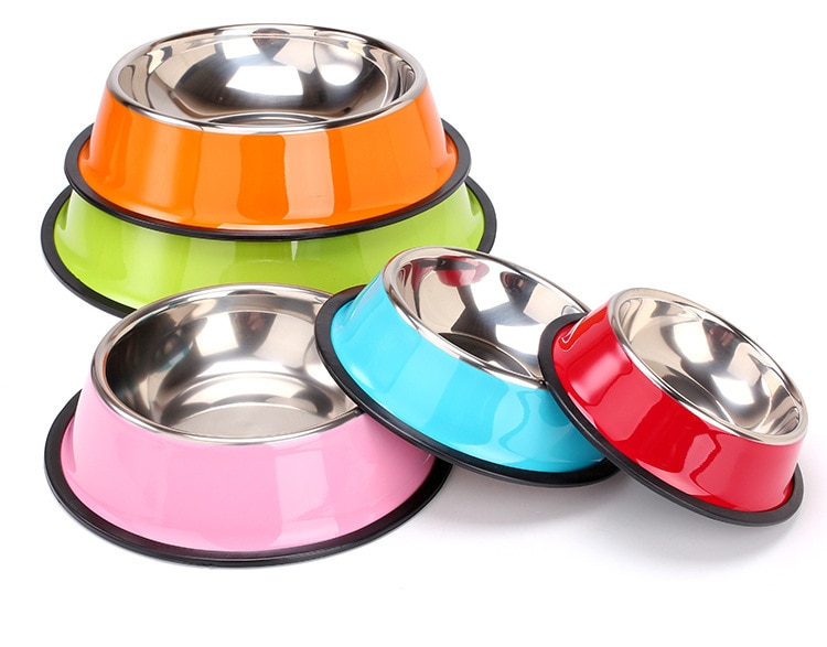 Dog Bowls Pet Food Feeder