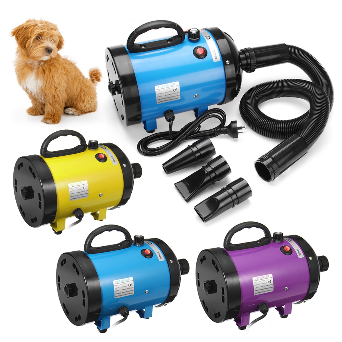 Dog Dryer Adjustable Blower