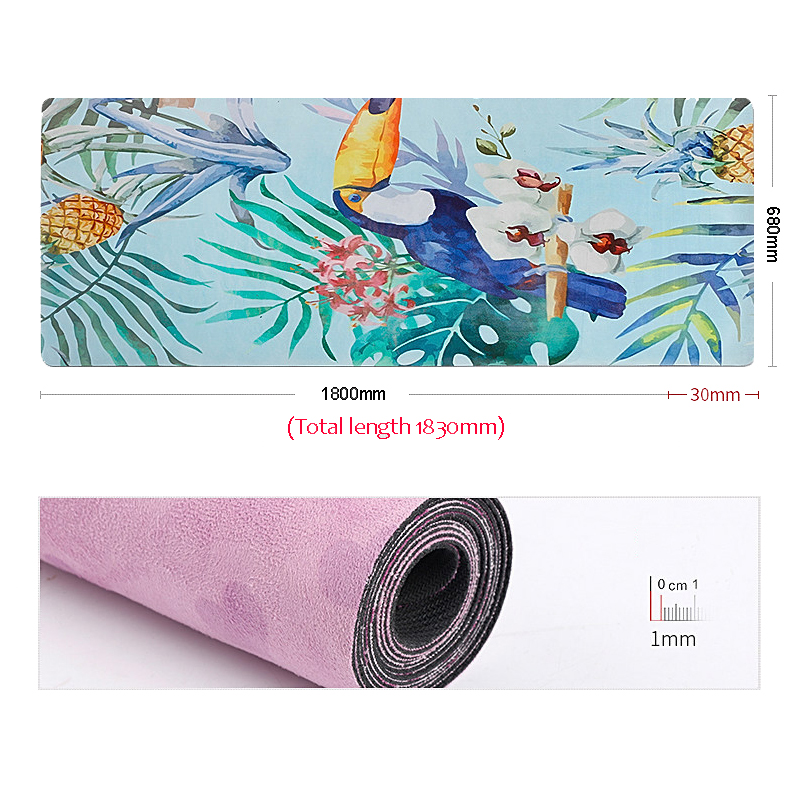 Yoga &amp; Pilates Mat Printed Fitness Mat