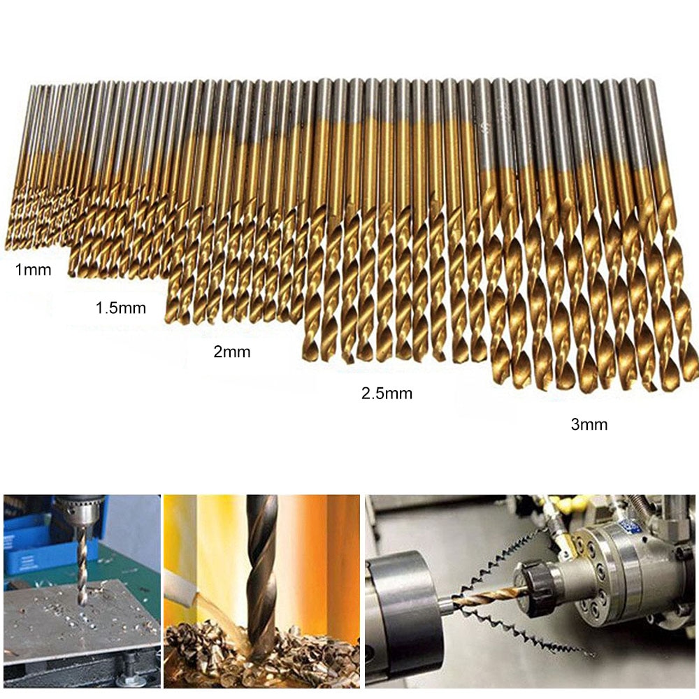 Woodworking Hand Tools 50PC Drill Bits