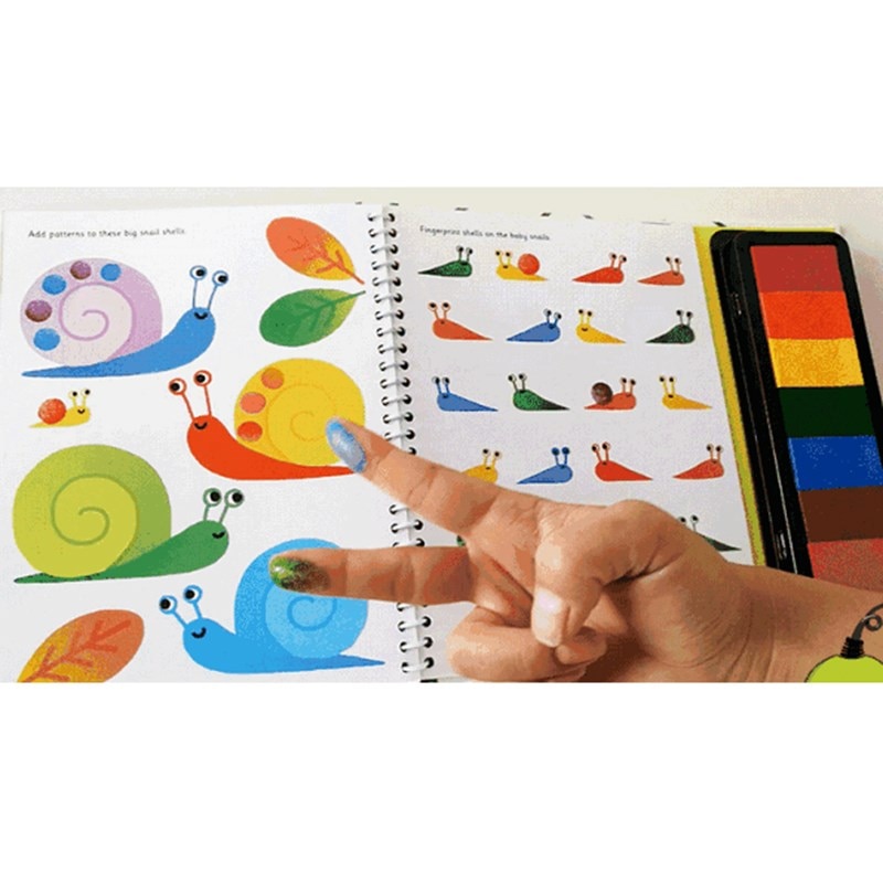 Activity Book for Kids Fingerprinting