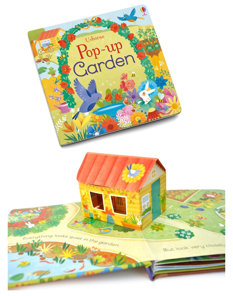 Pop Up Book Kids Garden Book