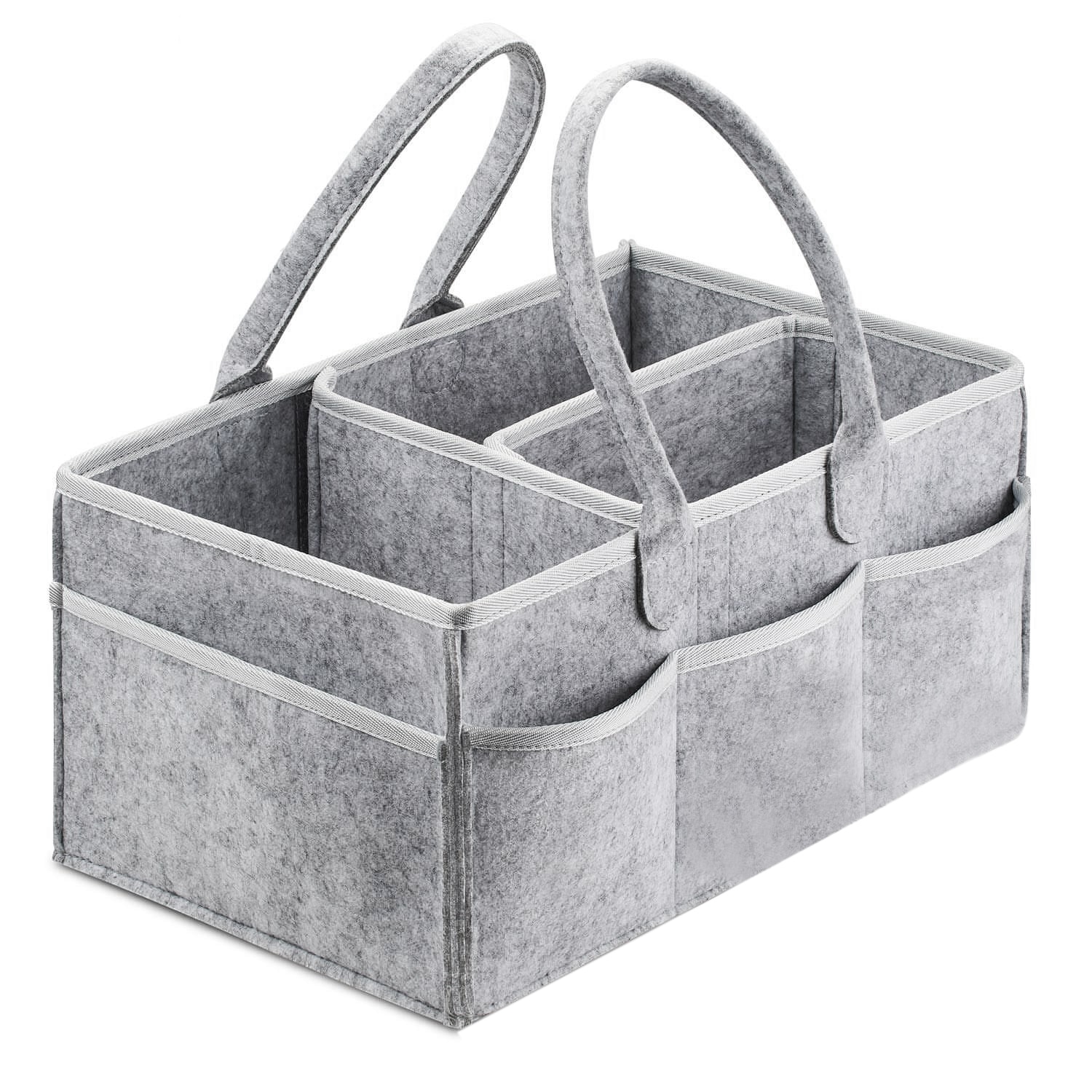 Diaper Caddy Basket Felt Storage Bag